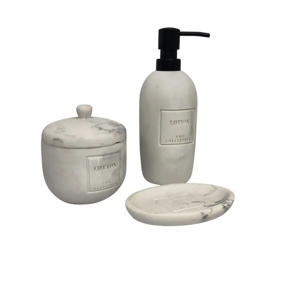 The Collection Bathroom Containers set of 3